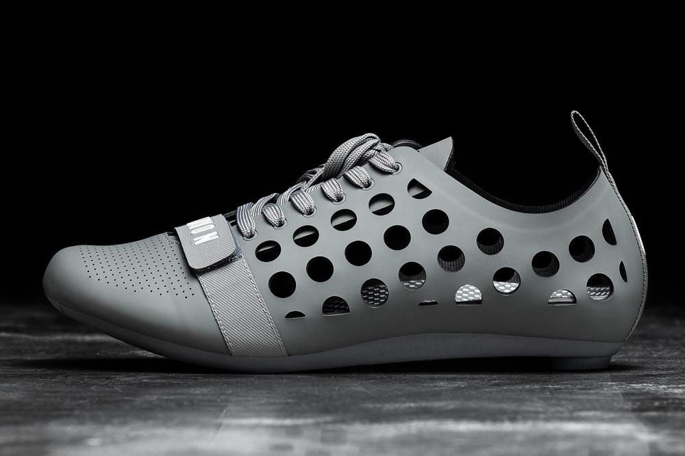 NOBULL Men's Concrete Cycling Shoes - Grey - Ireland (9276HXMDO)